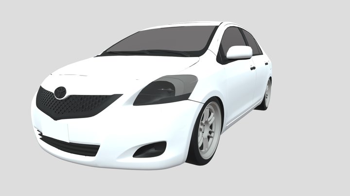 2007 Toyota Vios 3D Model