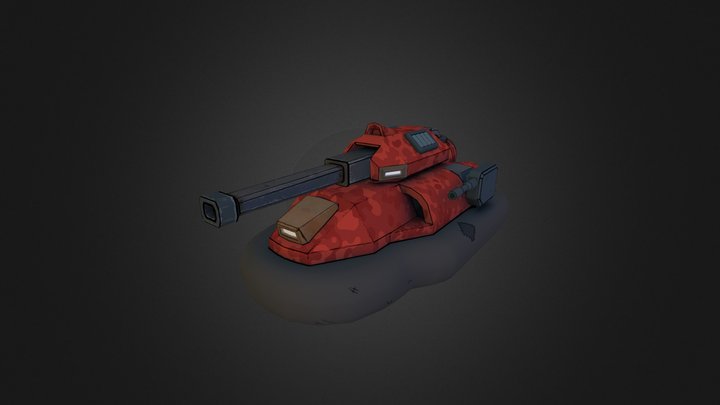 Missile_HoverCraft 3D Model