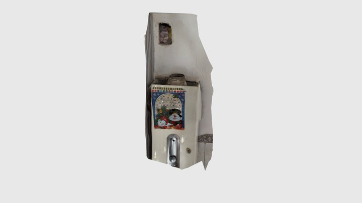 Короб на жестяную колонку газоотвод из жестяной 3D Model