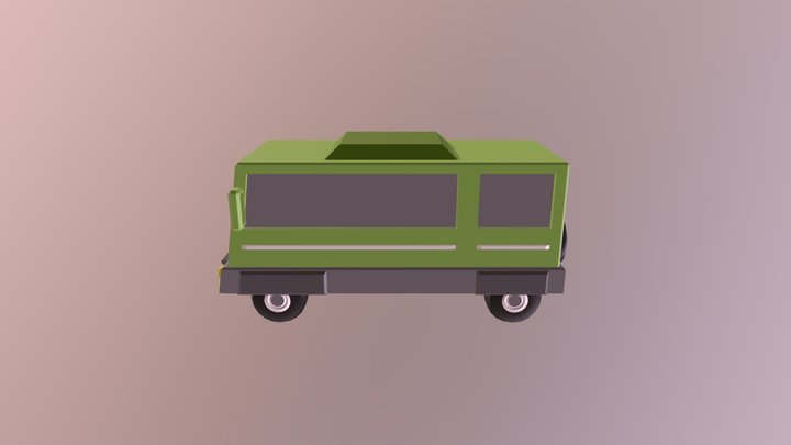 Van_green 3D Model