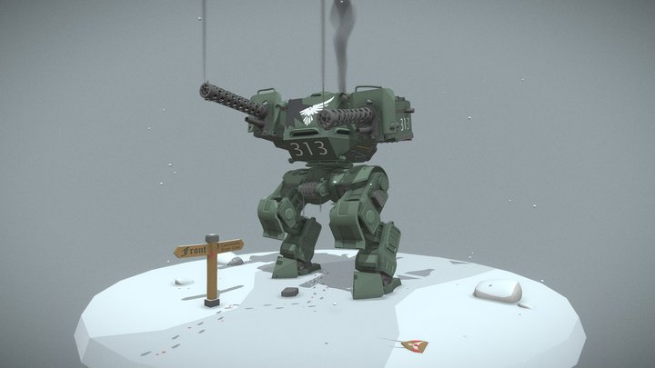 Abandoned Meсh Draft [XYZСourseProject] 3D Model