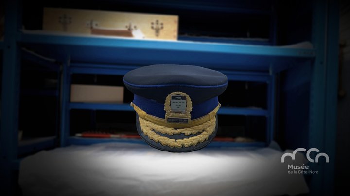 Casquette de directeur de la police / Police hat 3D Model