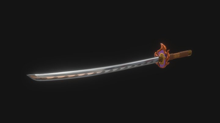 Aladdin Dragonson's Nichrin Sword 3D Model
