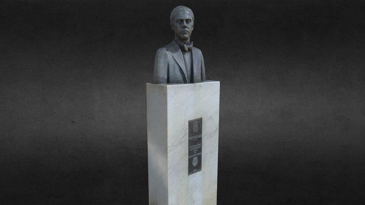 (OPT) Estatua de Luis Cernuda 3D Model