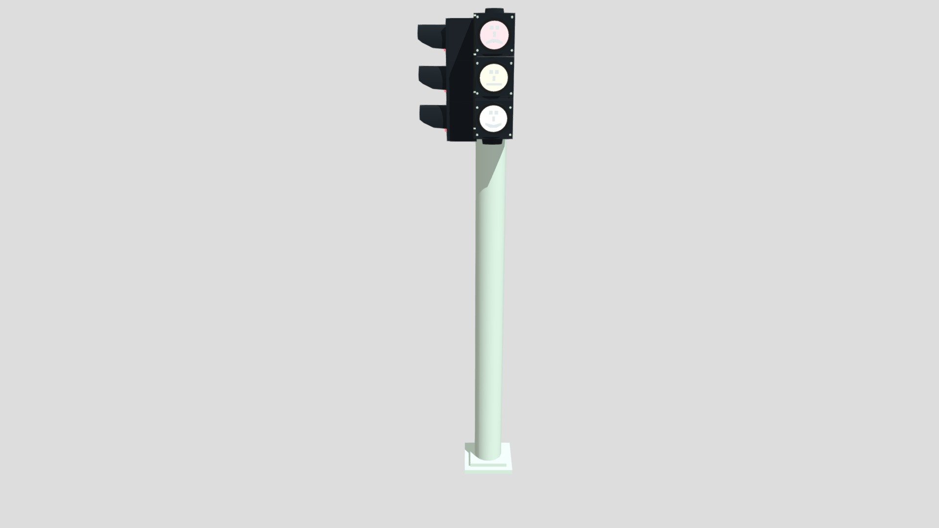 Traffic Light 3d Model By Kirasin 08fc299 Sketchfab