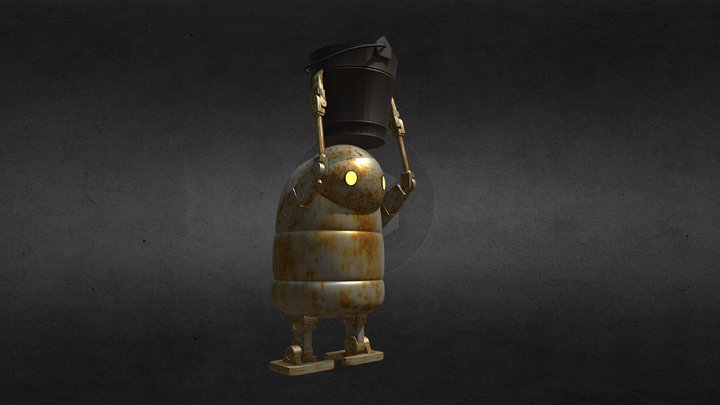 Sculpt January 2020, Day 2 : "Machine" 3D Model