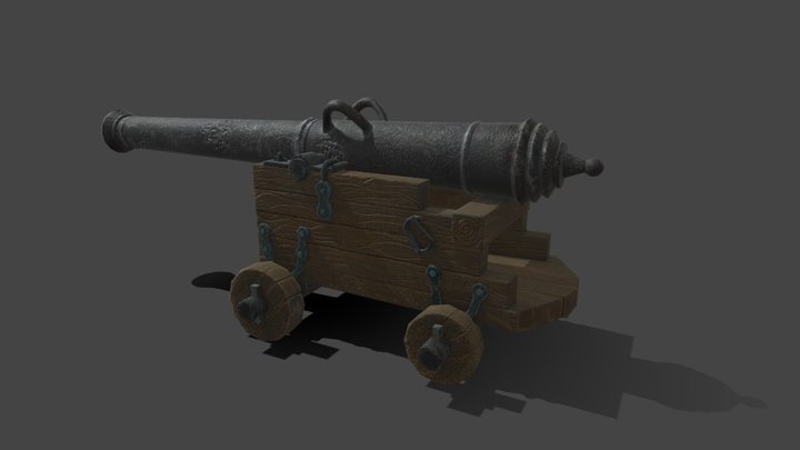 Cannon 3D Model