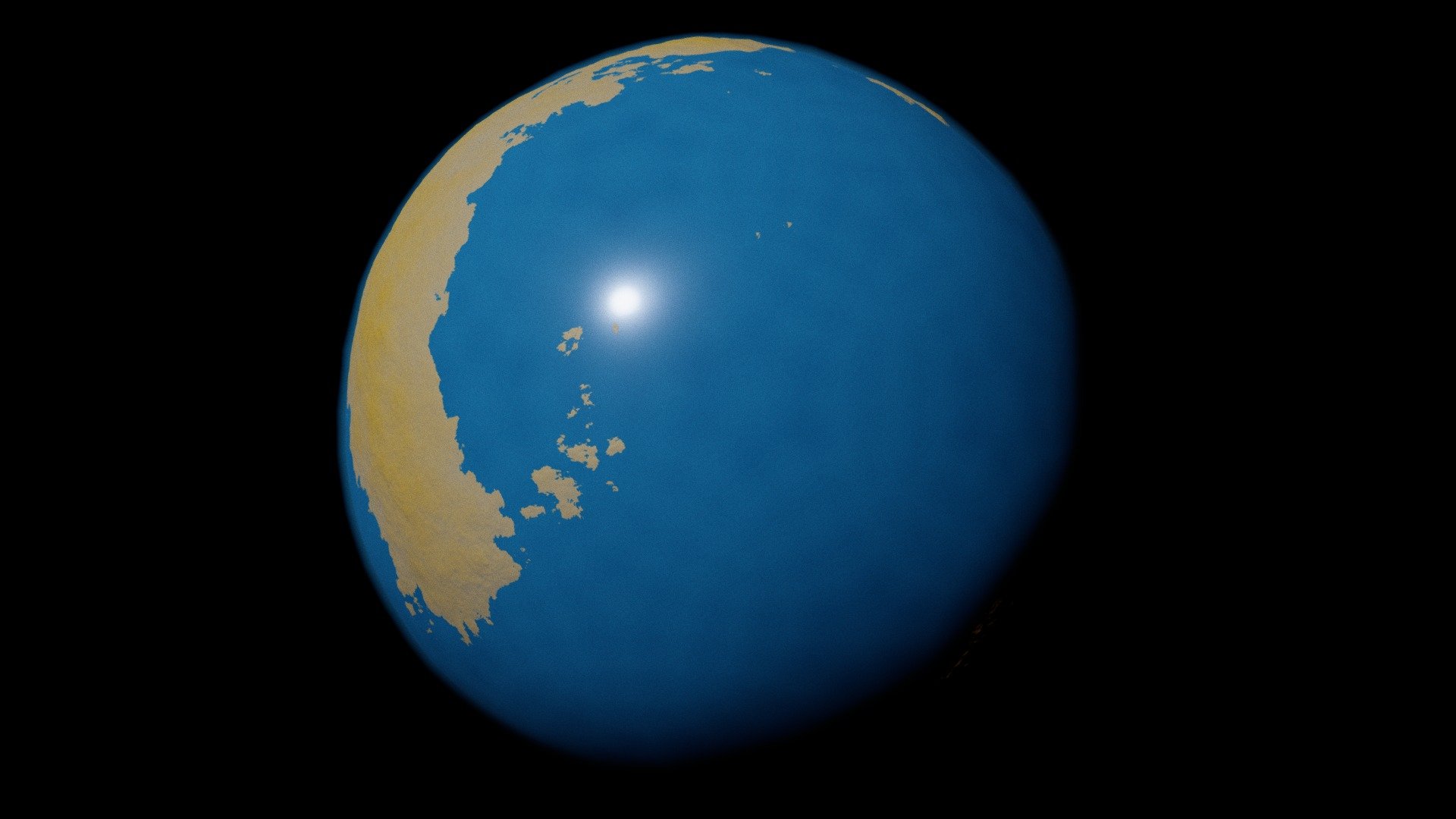 Highpoly procedural planet