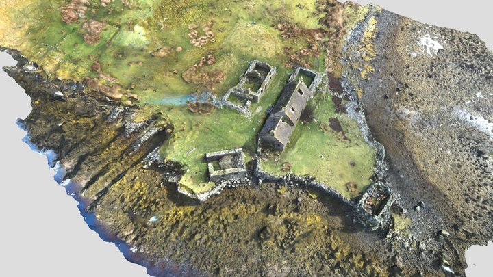 Leireabhagh Island Farmstead 3D Model