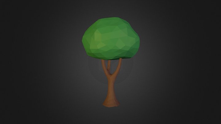 Low poly tree #2 3D Model