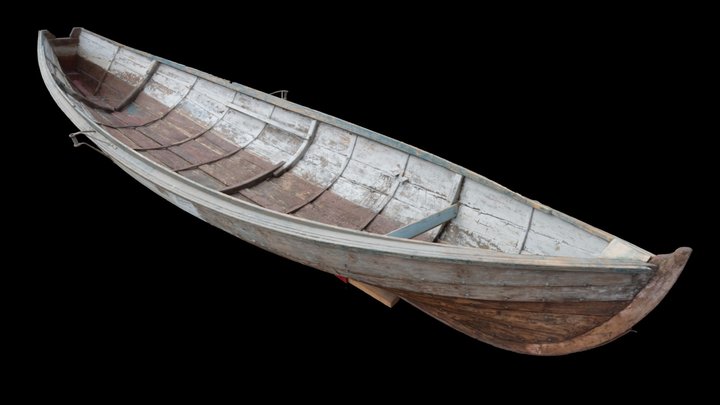 Mjøsbåt - Hollandbåt 3D Model