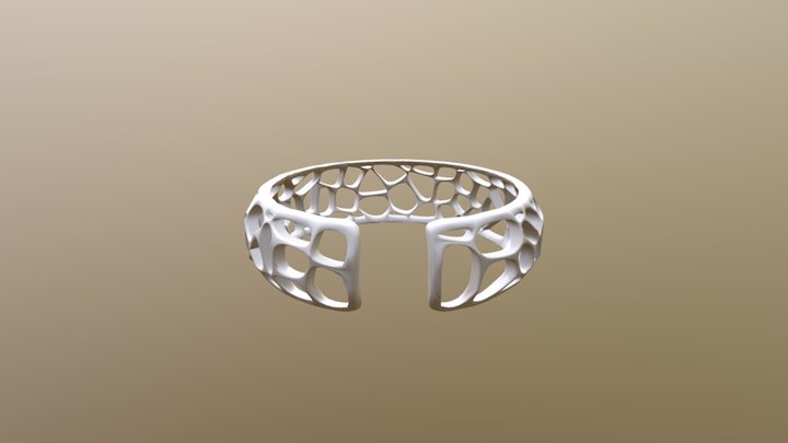 Coral Cuff 3D Model