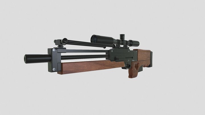 Walther WA2000 3D Model