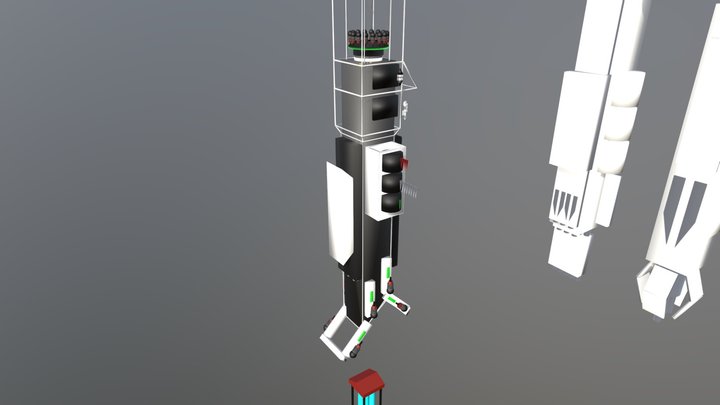 Spring Bearing Prosthetic Pressure Sensory 3D Model