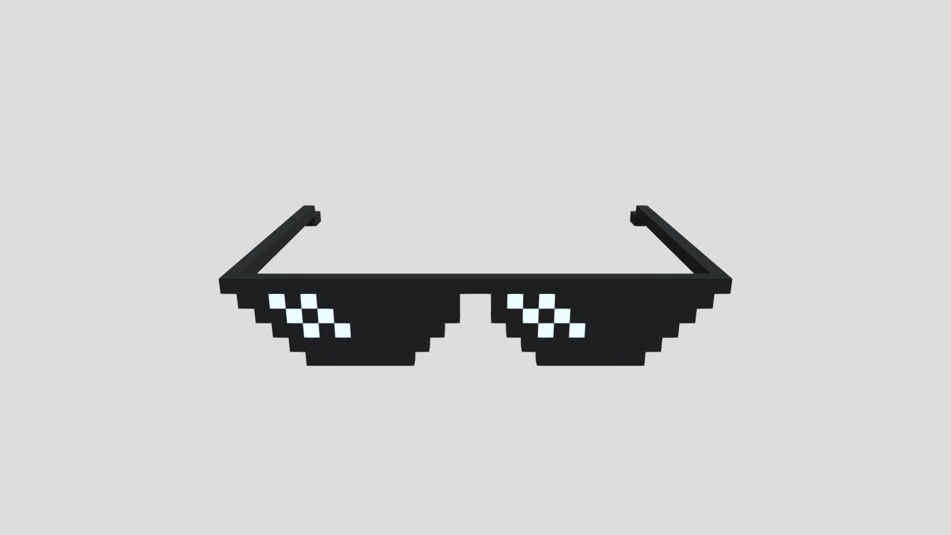MLG Glasses 3D model by bionicLMAO (itsBionicyt) [0904405] Sketchfab