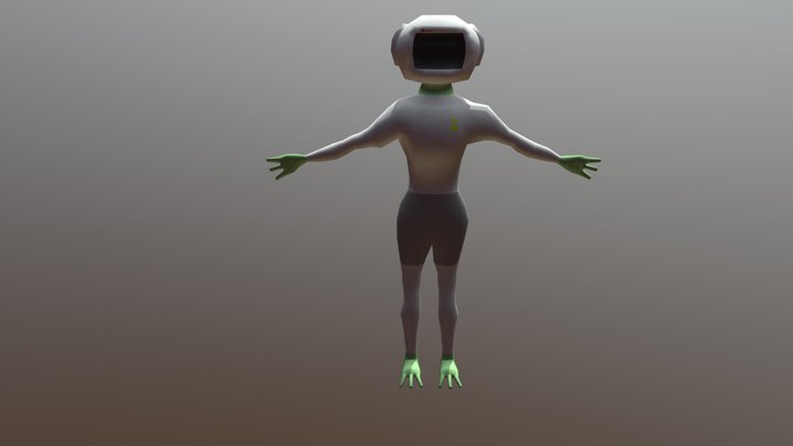 Female Alien 3D Model