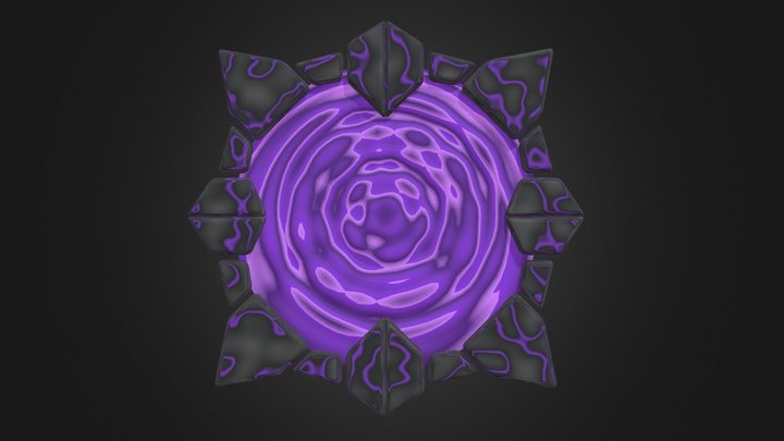 Animated Magic Portal 3D Model