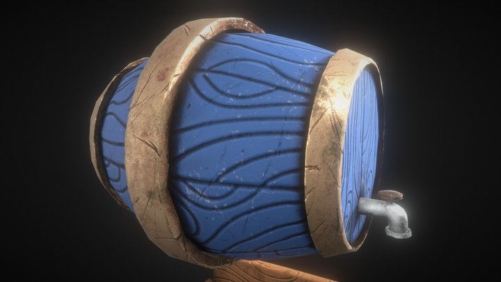 SALOON_BARREL 3D Model