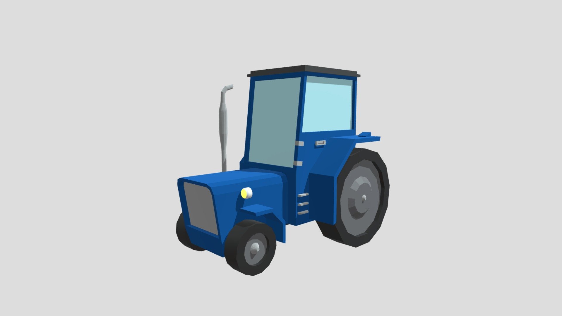 Tracteur Lowpoly - Download Free 3D model by 3D'essaim (@Cloudstrife678 ...