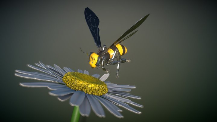 All the bees are gone. 3D Model