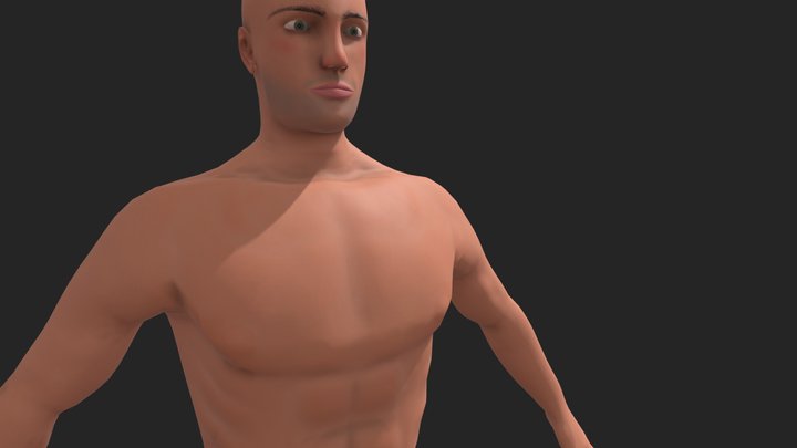Male base mesh 3D Model