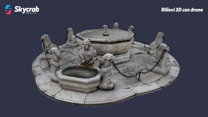 Fontana Contarini - Città Alta (Bergamo) 3D Model
