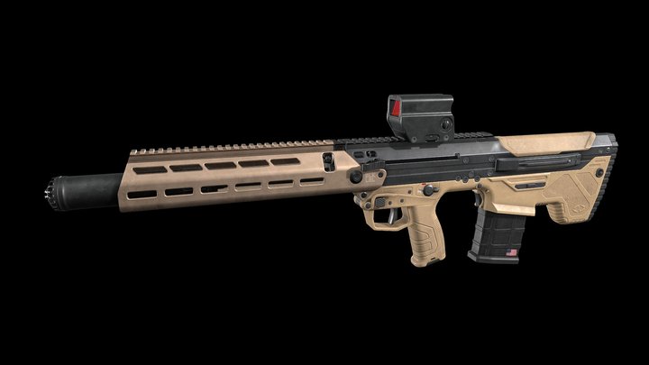 Desert Tech MDRX 3D Model