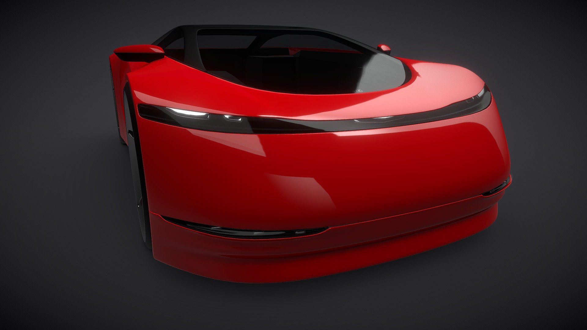 Concept Car 002 public domain (CC0) Download Free 3D model by Unity