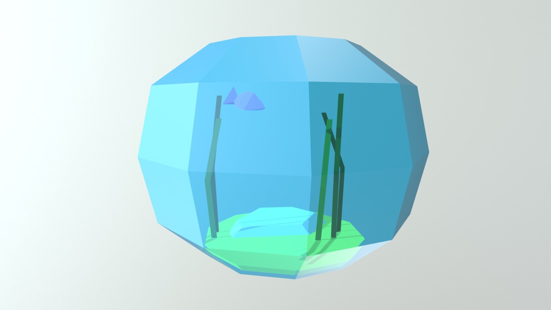 Fish Bowl Download Free 3D model by Adeamor (Adeamors2) [090975d