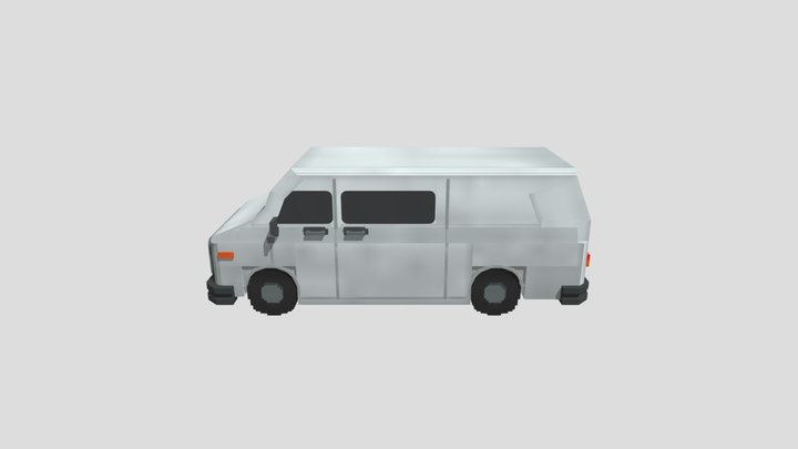 Vandura GMC Van 3D Model