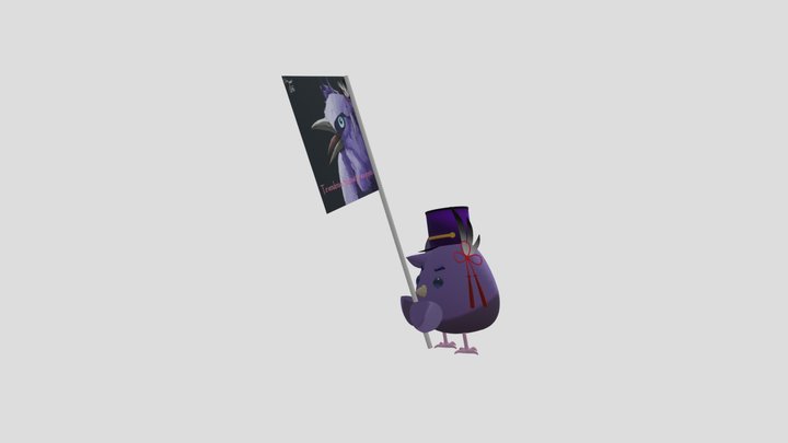 Hakkito Banner Bearer – Modello 3D gratuito STL