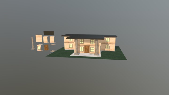 Mansion at the cove 3D Model