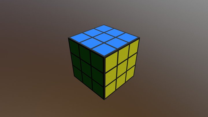 Cubo de Rubik 3D Model