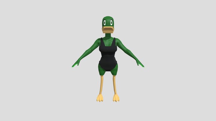 Ducky V5.0 Clothed 3D Model