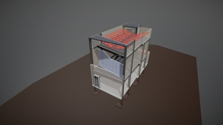 Compatibilização: Estrutura x Arquitetura 3D Model