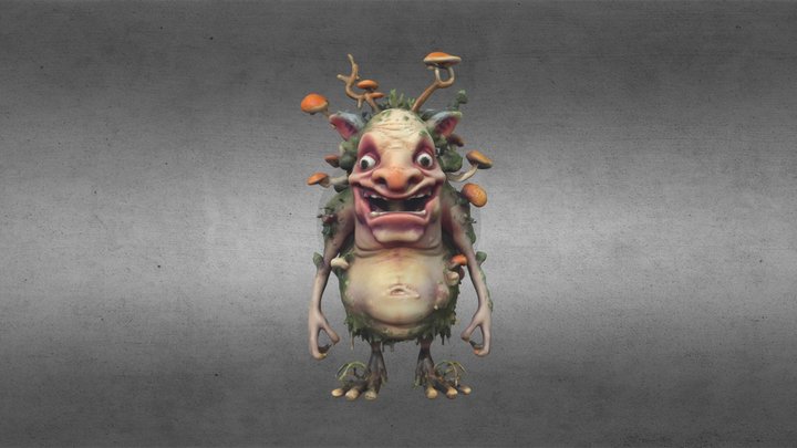 Leśny Dziad 3D Model