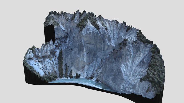 Ruinaulta - Rheinschlucht 3D Model