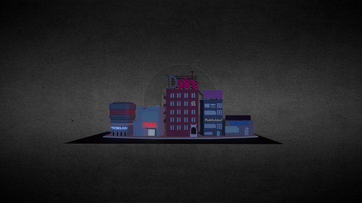 Dsin City 3D Model
