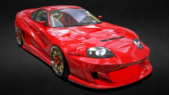 TOYOTA Supra Abflug Zefi:r 3D Model