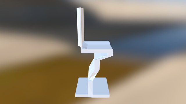 One Chair Small3 (repaired) 3D Model
