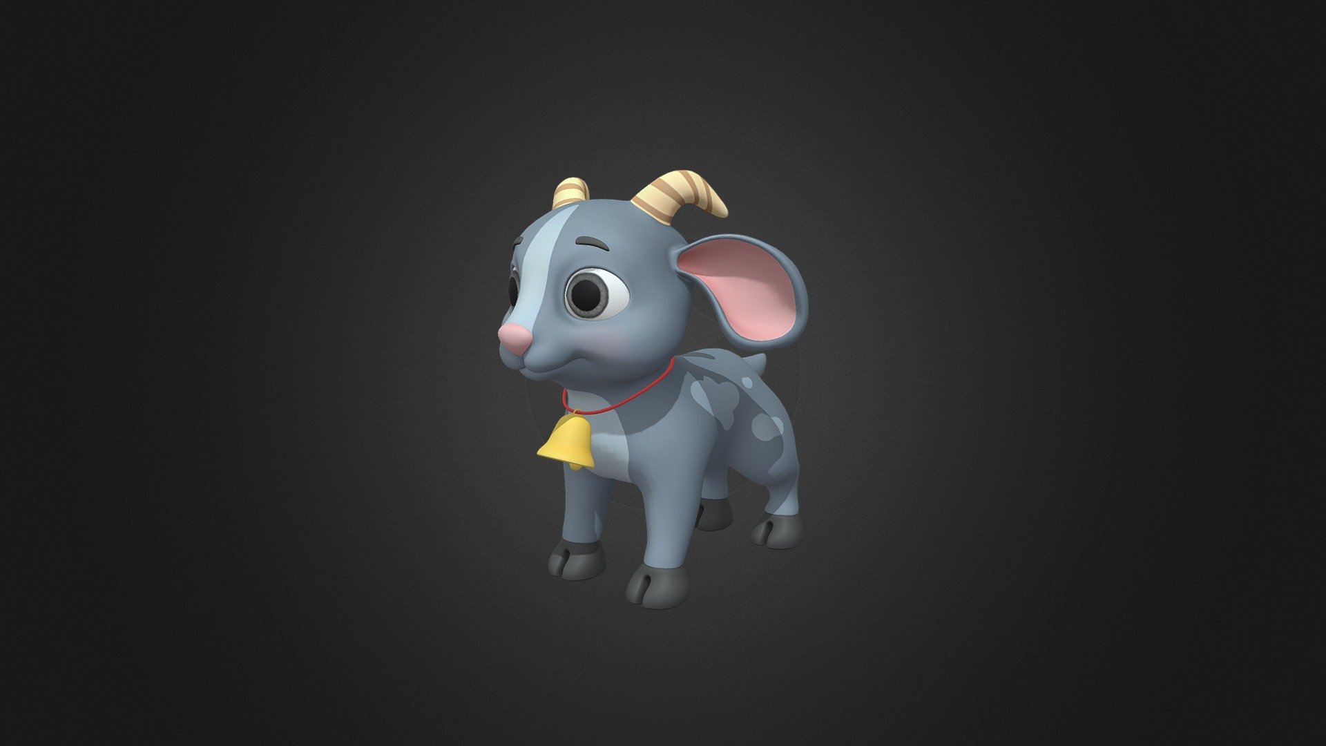 Asset - Cartoons - Animal - Goatling Rigged - Buy Royalty Free 3D model ...