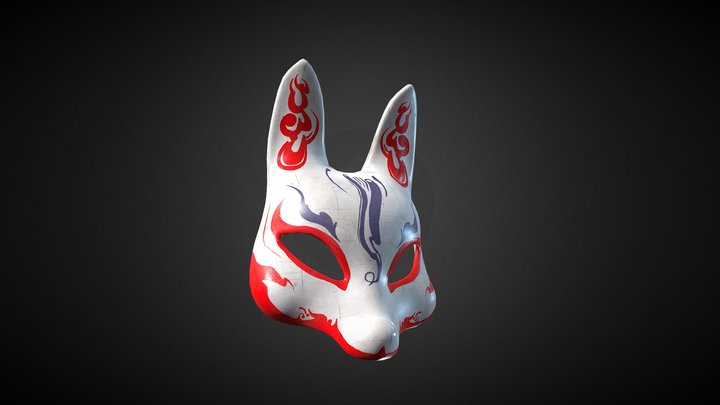 Japanese fox Mask 05