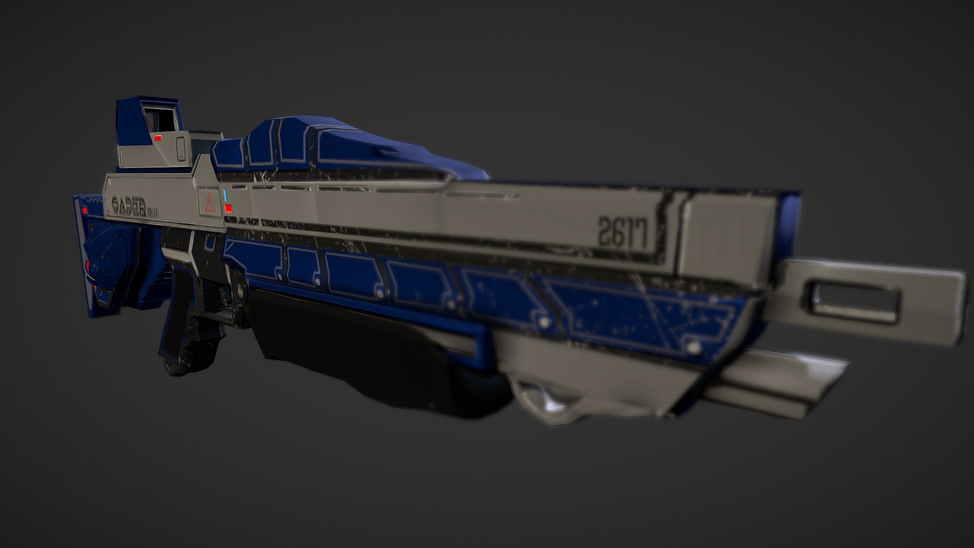 Sader's Gun [ Energy Shotgun MK III ] — Sketchfab embed 3D viewer