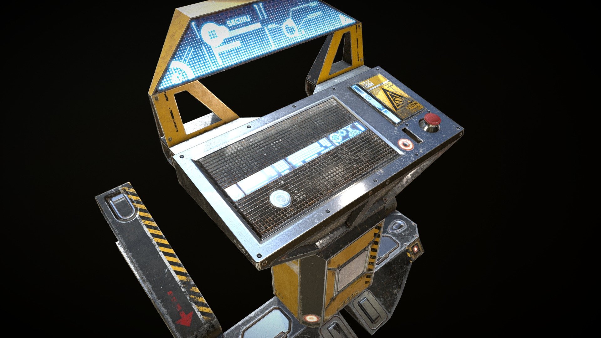 Console Unit - SECIIIU 4 - 3D model by DOSSO [0914235] - Sketchfab