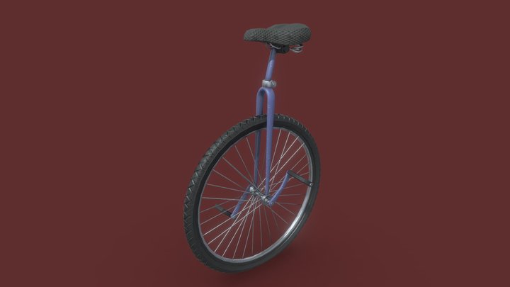 Bike - Unicycle 3D Model