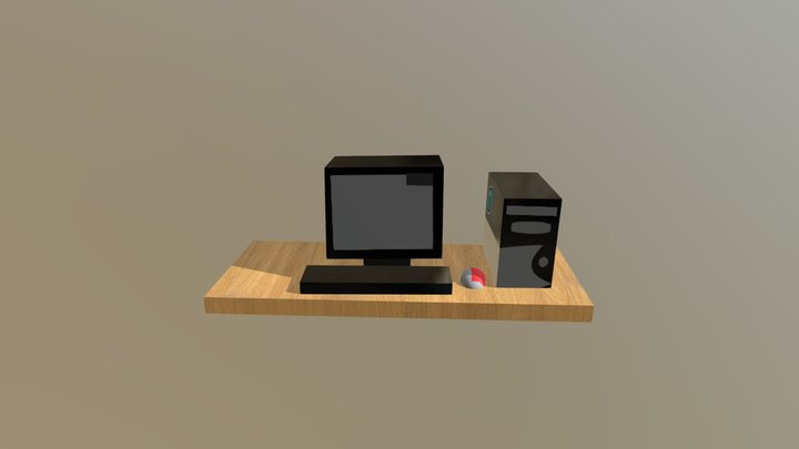 Computer4 3D Model