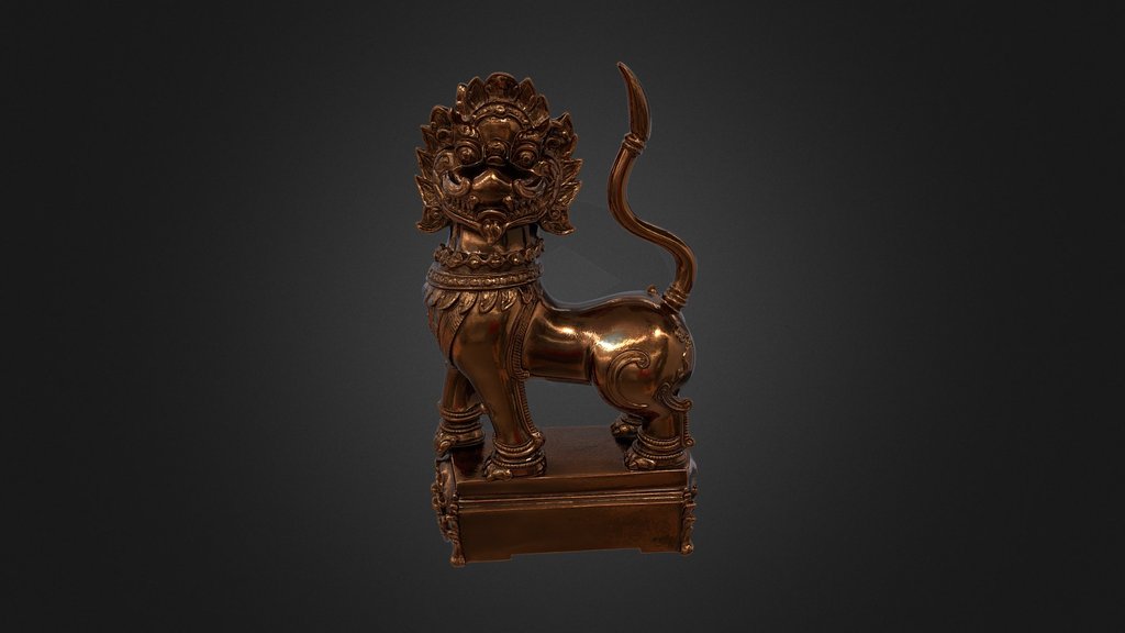The spiky Lion-shaped fitting, 12th century