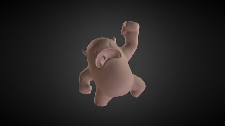 Melvin - CG Cookie Tutorial 3D Model