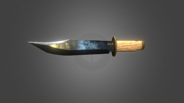 hunt knife 3D Model