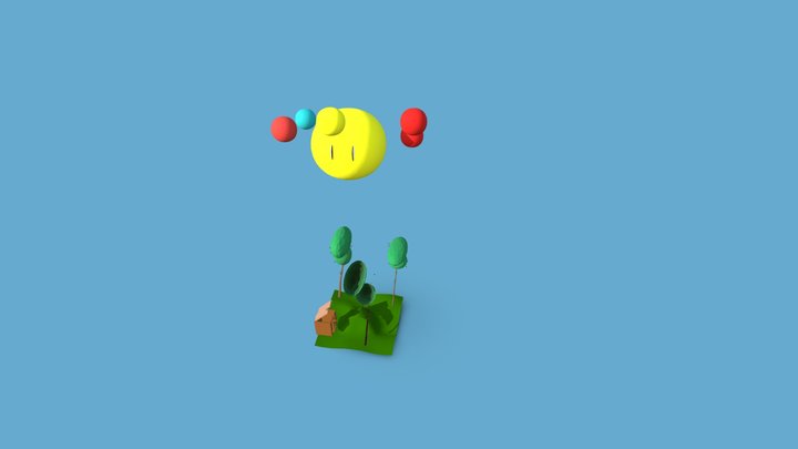 The real Poli island 3D Model